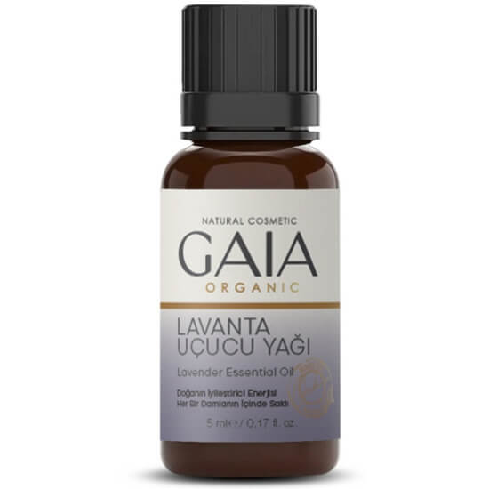 Gaia Organic tıbbi lavanta uçucu yağı 5 ml saf uçucu yağ aromaterapi yağı rahatlatıcı koku cam şişe- 1