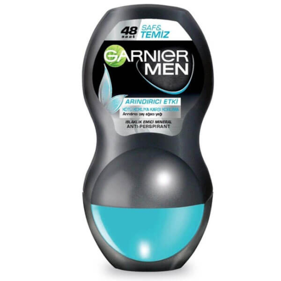  Garnier Men Saf ve Temiz Roll-On Deodorant 50 ml - 1