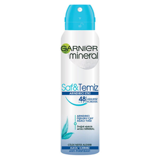  Garnier Mineral Deodorant Saf Temiz 150 ml - 1