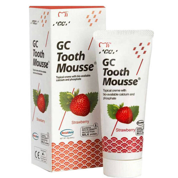Gc Tooth Mousse 40 gr Çilek Aromalı