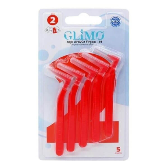  Glimo Açılı Arayüz Fırçası 5C Medium 5'li - 1