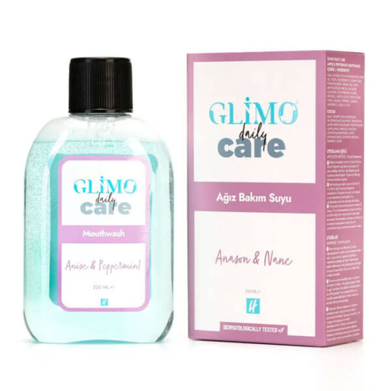  Glimo Daily Care Ağız Bakım Suyu Anason Nane 250 ml - 1