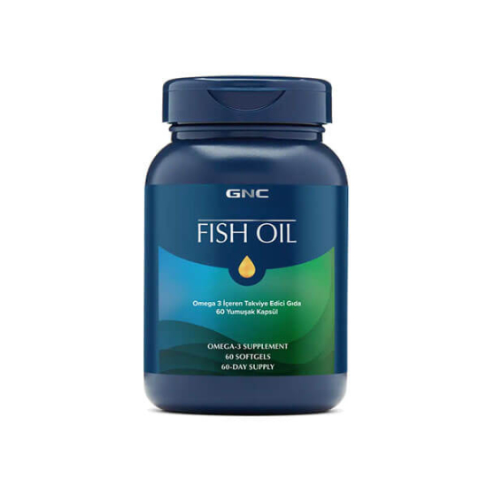  GNC Fish Oil 60 Yumuşak Kapsül - 1