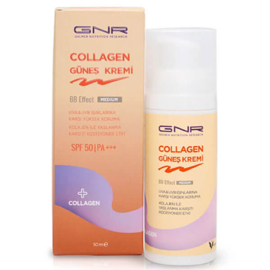  GNR Collagen Güneş Kremi BB Effect Pa+++ SPF50+ 50 ml - 1