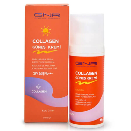  Gnr Collagen Güneş Kremi Pa+++ Kuru Ciltler SPF50+ 50 ml - 1