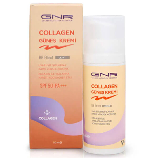  Gnr Collagen Güneş Kremi Spf 50 BB Effect Light 50 ml - 1