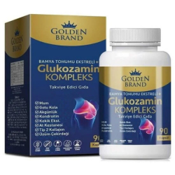 Golden Brand Bamya Tohumu Ekstreli Glucosamine Complex 90 Kapsül - Golden Brand