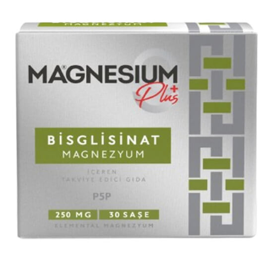 Goodday Magnesium Plus magnezyum bisglisinat 30 saşe toz, 250 mg magnezyum ve 10 mg B6 vitamini içeren takviye- 1