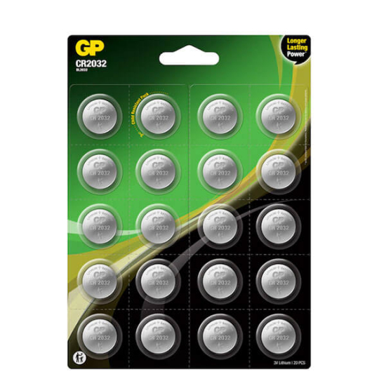  GP Lithium Pil CR2032 20 li Kart - 1