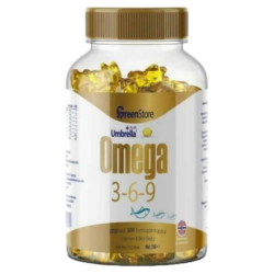 Green Store Umbrella Plus Omega 3 6 9 Norveç Balık Yağı 1300 mg 200 Kapsül - Green Store