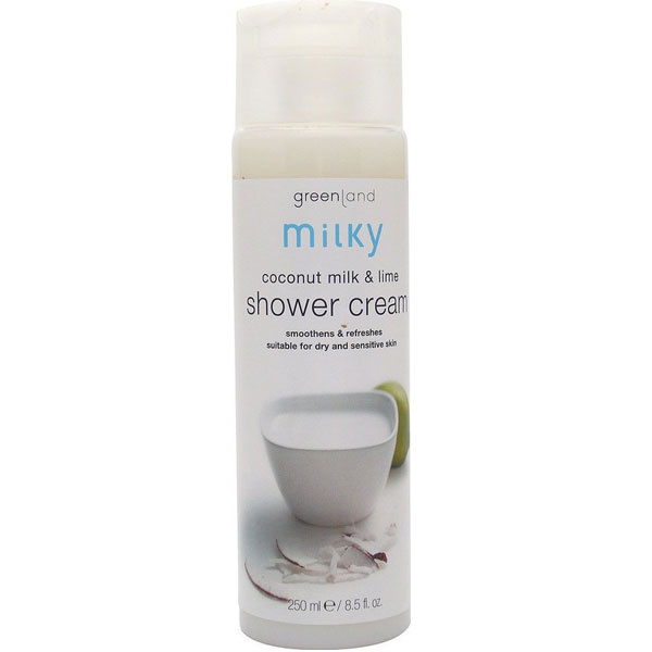 Greenland Milky Shower Cream Coconut Milk Lime 250 ML Duş Kremi