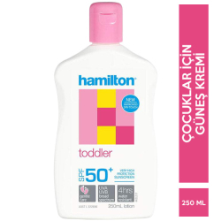 Hamilton Güneş Kremi - Hamilton Toddler Lotion SPF50 250 ml Çocuklar için Güneş Losyonu Hamilton Güneş Kremi - Hamilton Toddler Lotion SPF50 250 ml Çocuklar için Güneş Losyonu