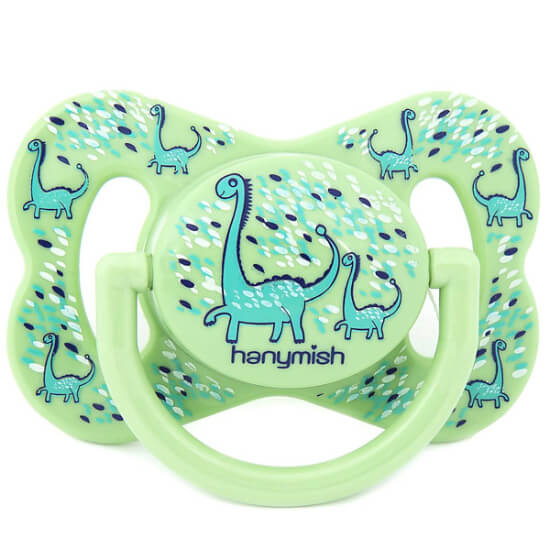 Hanymish Joy damaklı emzik No3 yeşil 18+ ay için doğal yumuşak kokusuz bebek emziği güvenli pratik kullanım- 1