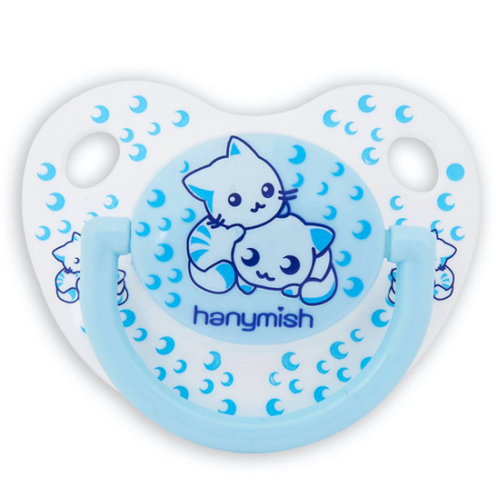 Hanymish Mini Damaklı Emzik No2 Mavi - 1