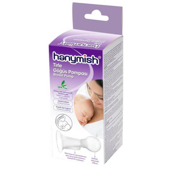 Hanymish Tirle göğüs pompası, kompakt ergonomik tasarım, pratik kullanım ve güçlü çekim özellikli manuel süt pompası- 1