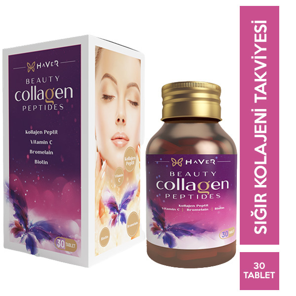 Haver Beauty Collagen Peptides 30 Tablet Kolajen Takviyesi