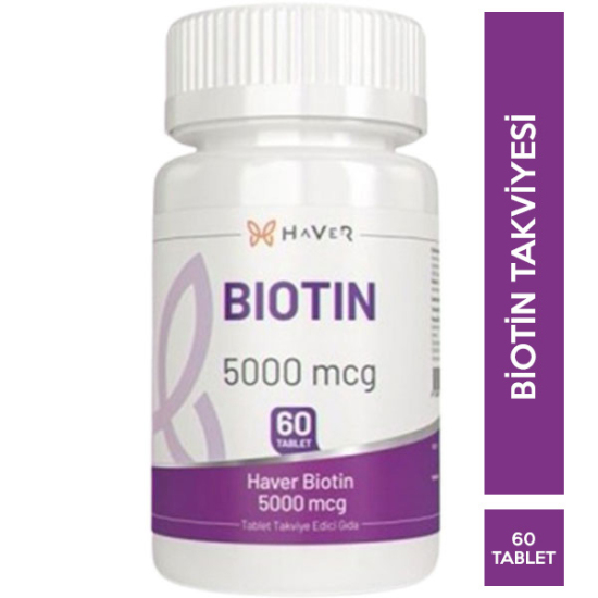 Haver Biotin 5000 mcg 60 Tablet - 1