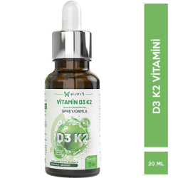 Haver - Haver Bitkisel D3 K2 Sprey 20 ML D3 K2 Vitamini Haver - Haver Bitkisel D3 K2 Sprey 20 ML D3 K2 Vitamini