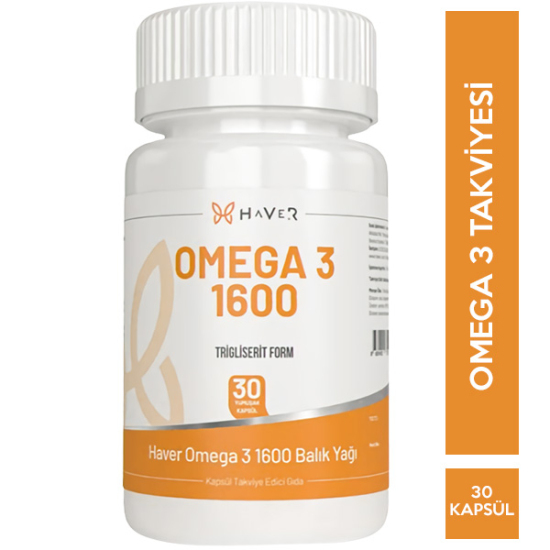 Haver Omega 3 1600 Balık Yağı 30 Kapsül - 1
