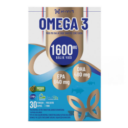 Haver Omega 3 1600 Balık Yağı 30 Kapsül - Haver Farma