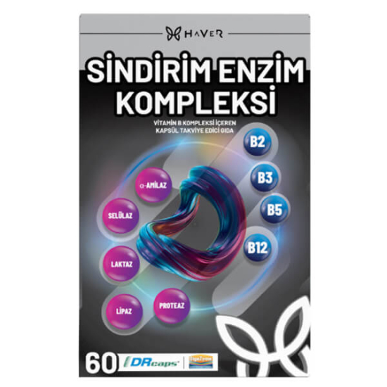  Haver Sindirim Enzim Kompleksi 60 Kapsül - 1