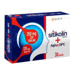 Haver Sitikolin Cog Alpha GPC 30 Kapsül - Haver Farma