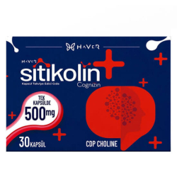 Haver Sitikolin Cognizin 500 mg 30 Kapsül - Haver Farma