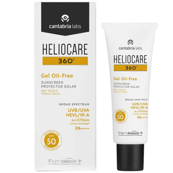 Heliocare 360 Gel Oil Free SPF 50 50 ml yağsız jel güneş kremi sebum kontrolü mat bitiş C E vitamini- 1