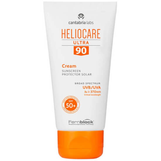 Heliocare SPF 90 krem SPF50 50 ml güneş koruyucu, normal kuru hassas ciltler için, Fernblock ve yeşil çay içerir- 1