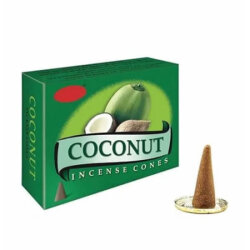 Hem Tütsü Değerli Mistik Kokulu Coconut 10 Konik Tütsü - Hem