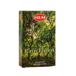 Hem Tütsü Değerli Mistik Kokulu Rain Forest 10 Konik Tütsü - Hem