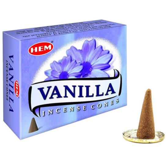  Hem Tütsü Değerli Mistik Kokulu Vanilla 10 Konik Tütsü - 1