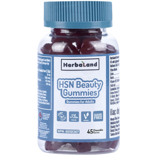 Herbaland Gummies HSN Beauty Çiğnenebilir Form 45 Adet - 1