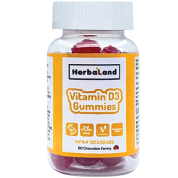 Herbaland Gummies Vitamin D3 Çiğnenebilir Form 60 Tablet - Thumbnail