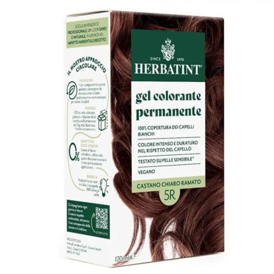  Herbatint Light Copper Chestnut 5R Saç Boyası 170 ml - 1