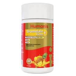 Humanis Bromelain Krom 60 Tablet - Humanis 