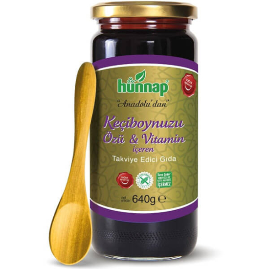  Hünnap Keçiboynuzu Özü ve Vitamin İçeren Takviye Edici Gıda 640 gr - 1