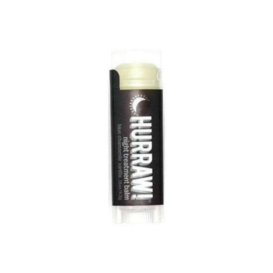 Hurraw Moon Night Lip Balm 4,3 gr vegan gece dudak balmı A ve E vitamini avokado argan kuşburnu yağı- 1