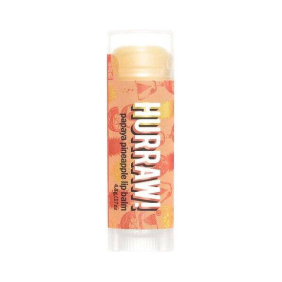 Hurraw Papaya Pineapple Lip Balm 4,8 gr Ananas Dudak Bakım Balmı - 1