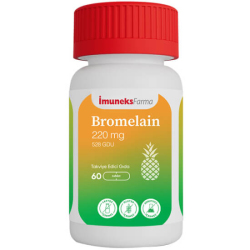 İmuneks Bromelain 220 mg 60 Tablet - İmuneks Farma 