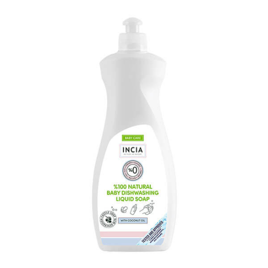  Incia Bebek Bulaşık Sabunu Bitkisel Emzik ve Biberon Temizleyici 500 ml - 1