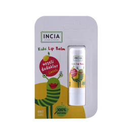 Incia Kids Dudak Besleyici Limonlu Bitkisel Dudak Bakım Kremi 6 gr - Incia