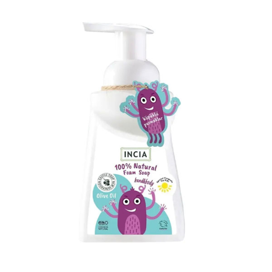  Incia Natural Foam Soap - Çocuklar İçin Doğal Köpük Sabun 200ml - 1