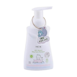 Incia Organik Sertifikalı Bebek Köpük Şampuanı Saç Vücut Lavanta Konak Önleyici Yenidoğan 200 ml - Incia