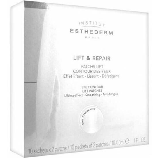 Institut Esthederm Lift Repair Patches Eye 10x2 ml sıkılaştırıcı göz pedi, Time Control System ve Cellular Water, morluk ve torba karşıtı- 1
