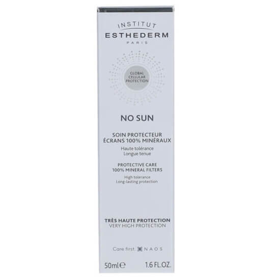Institut Esthederm No Sun yüz güneş kremi 50 ml tüp ambalaj yüksek koruma günlük kullanım için- 1