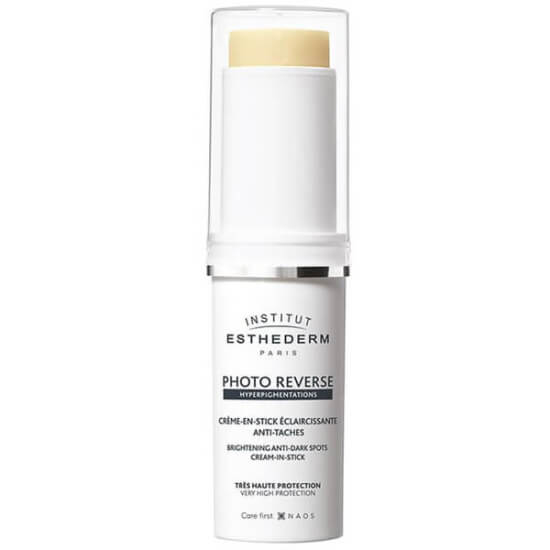 Institut Esthederm Photo Reverse Stick SPF 50 10 gr şeffaf stick güneş koruyucu leke ve renk eşitsizliğine karşı- 1