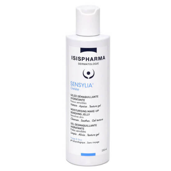 Isıspharma Sensylia Gelee Make up Remover 250 ml jel makyaj temizleyici şişe ambalaj, yüz ve göz makyajı temizleme- 1