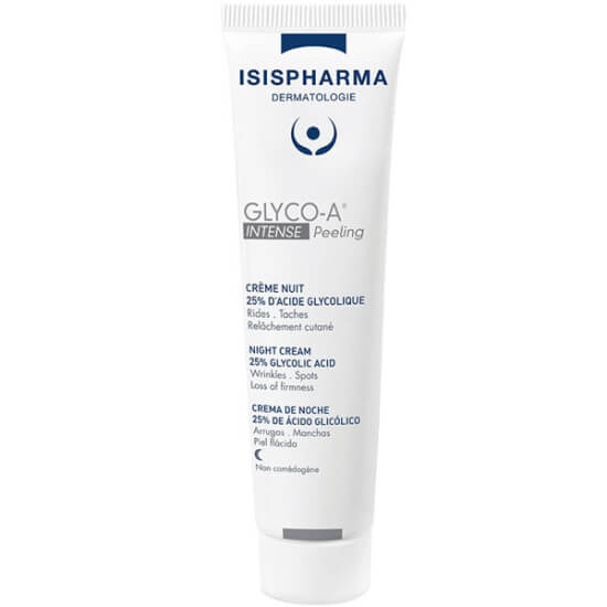 Isispharma Glyco-A Intense Peeling krem 30 ml, %10 glikolik asitli gece peelingi, normal karma yağlı ciltler için- 1