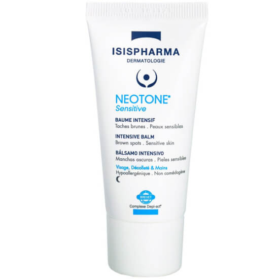 Isispharma Neotone Sensitive gece kremi 30 ml hassas ciltler için nemlendirici leke karşıtı bakım Depi-act kompleksi- 1